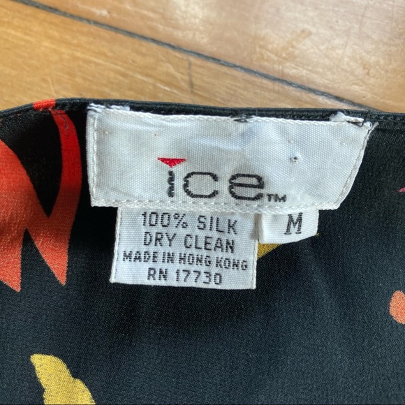 Women’s Short Silk Robe - Picture 2 of 2